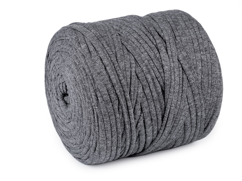 Bandă de tricotat spaghetti, 700 g - Gri foarte deschis (1 Bucată)