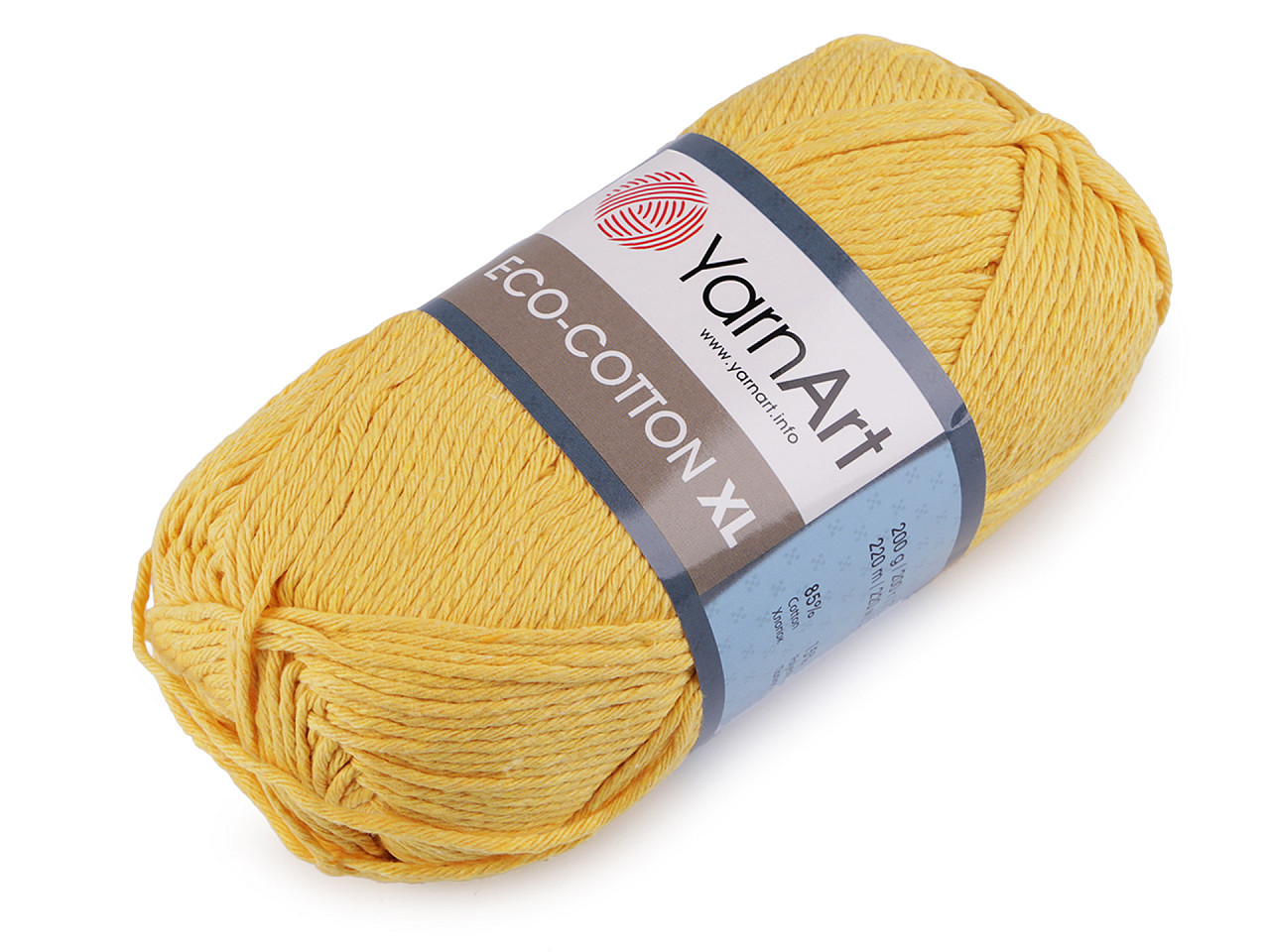 Fir de croșetat eco - cotton xl, 200 g - Verde pastel (1 Bucată)