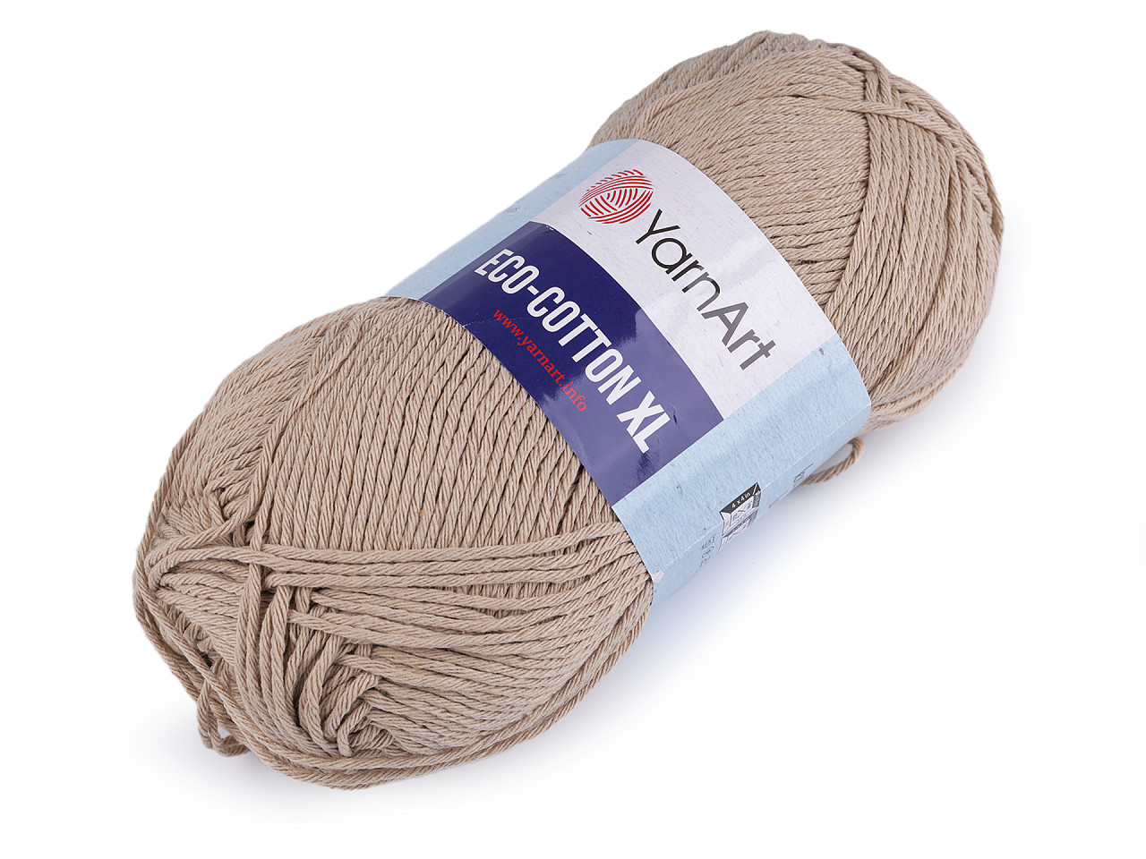 Fir de croșetat eco - cotton xl, 200 g - Verde pastel (1 Bucată)