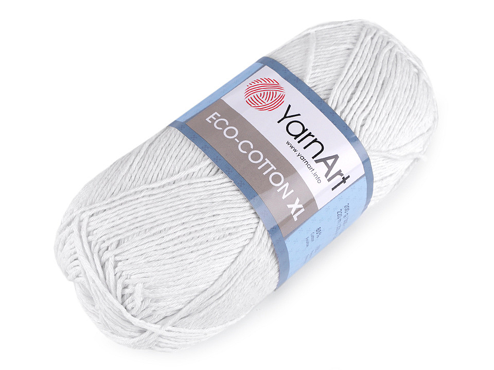 Fir de croșetat eco - cotton xl, 200 g - Verde pastel (1 Bucată)