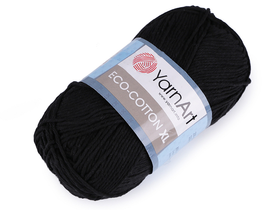 Fir de croșetat eco - cotton xl, 200 g - Verde pastel (1 Bucată)