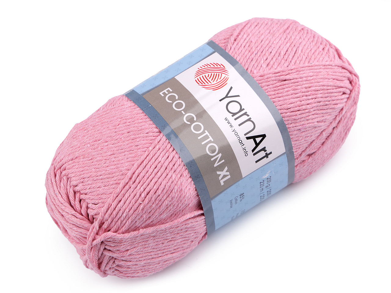 Fir de croșetat eco - cotton xl, 200 g - Verde pastel (1 Bucată)