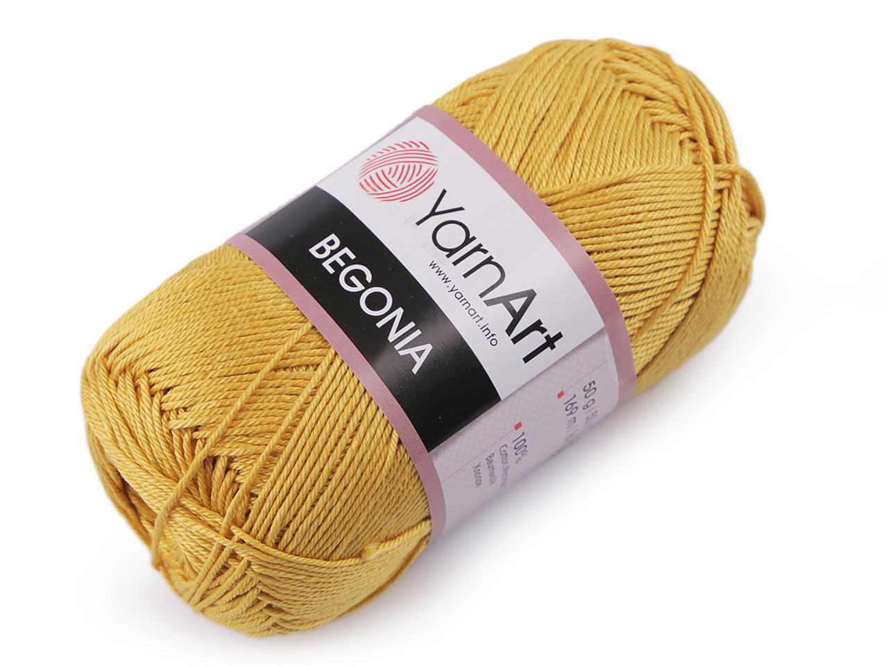 Fir de tricotat begonia, 50 g - Gri foarte deschis (1 Bucată)