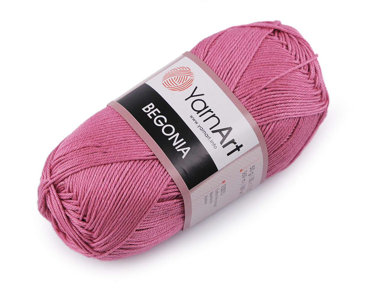 Fir de tricotat begonia, 50 g - Gri foarte deschis (1 Bucată)