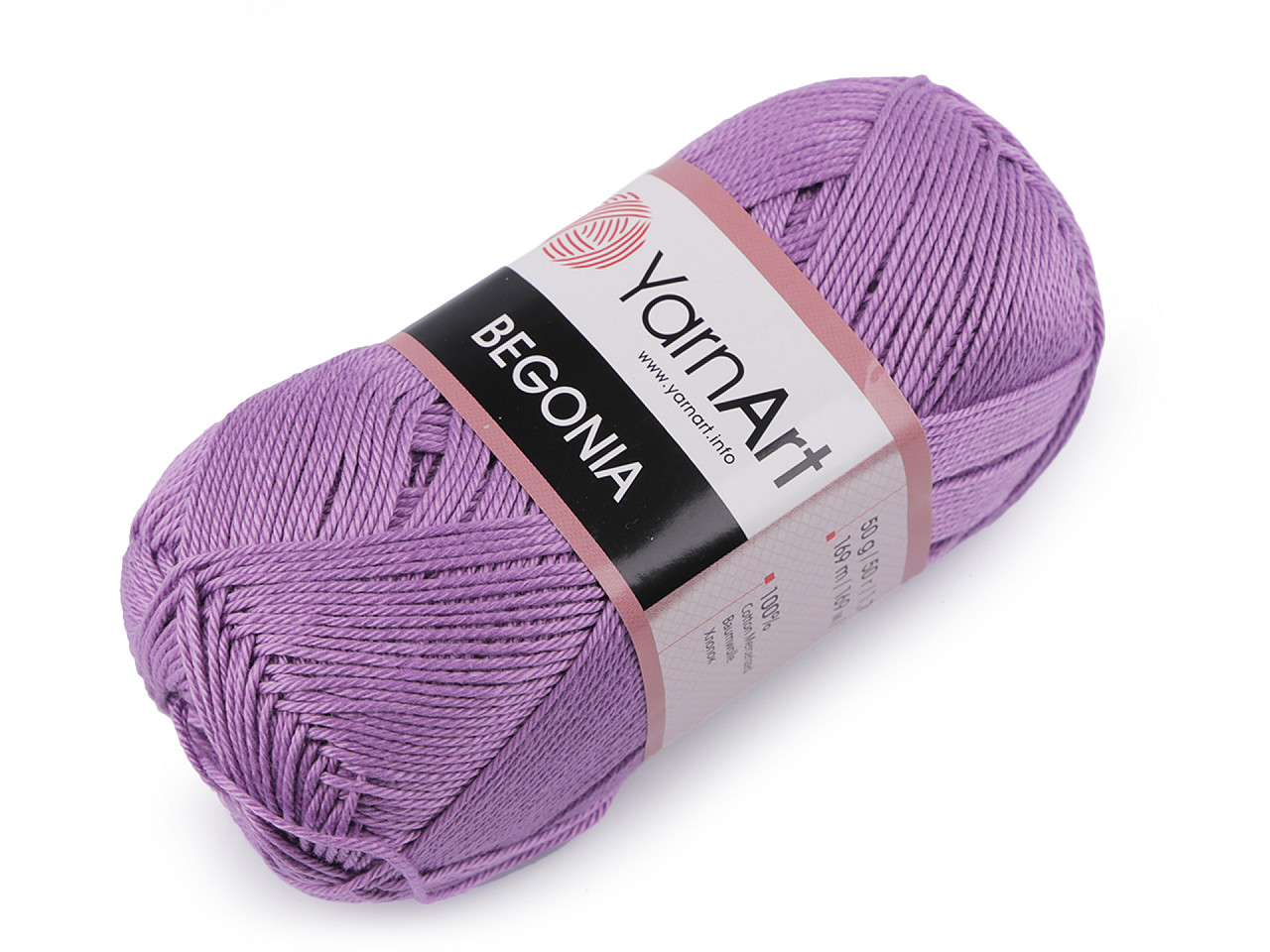 Fir de tricotat begonia, 50 g - Gri foarte deschis (1 Bucată)