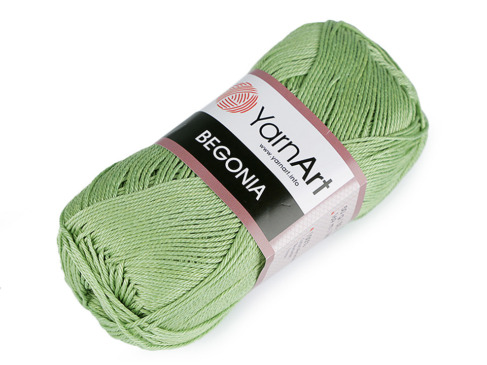 Fir de tricotat begonia, 50 g - Gri foarte deschis (1 Bucată)