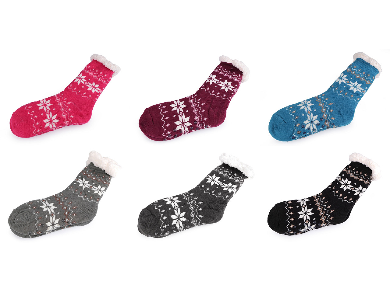 Șosete de iarnă pentru barbați cu anti-derapant emi ross - Bej (1 Pereche)