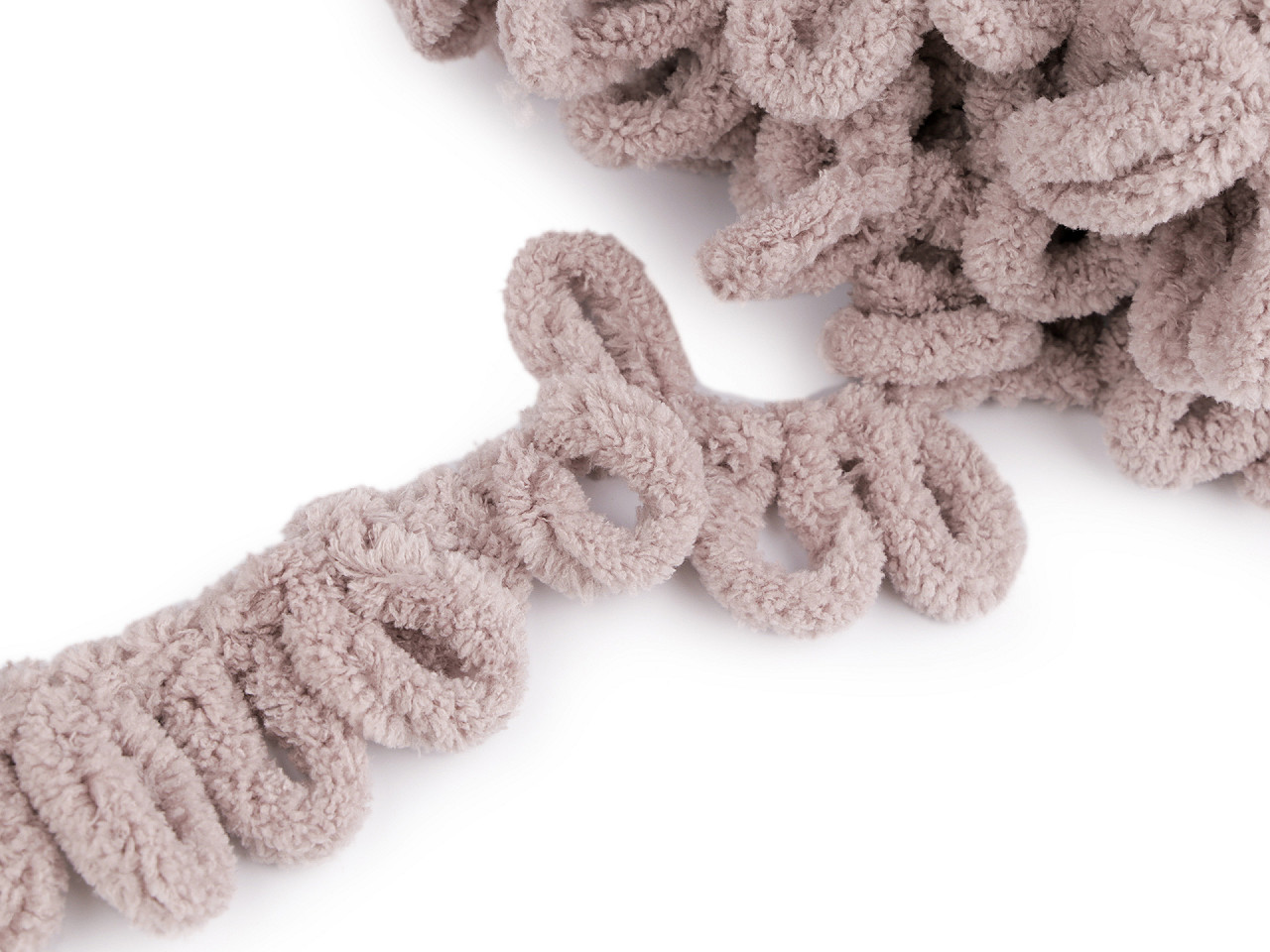 Fir de tricotat alize puffy, 100 g - Gri deschis (1 Bucată)