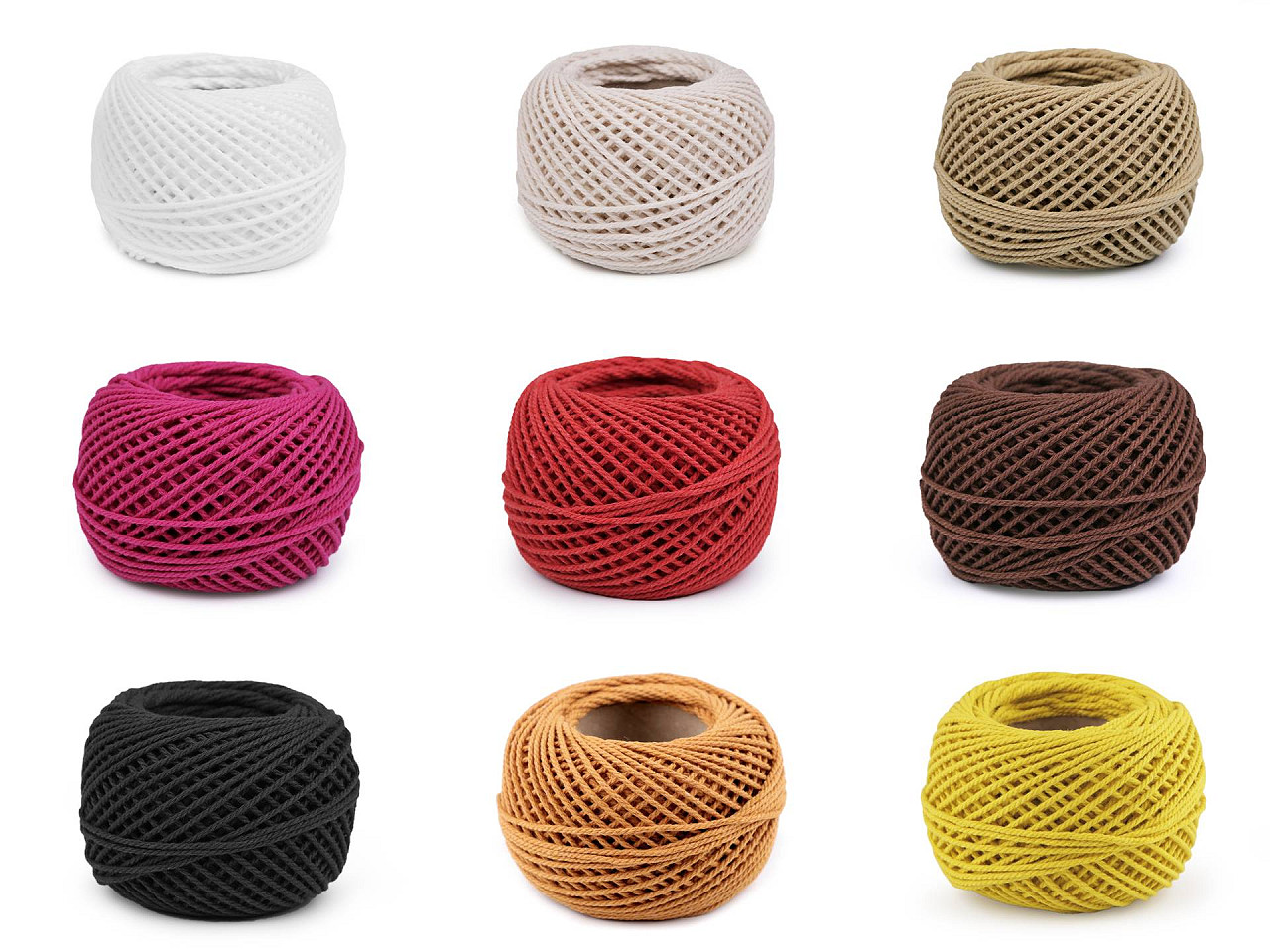 Aţă bumbac pentru croșetat, 40 g - Ecru (1 Bucată)