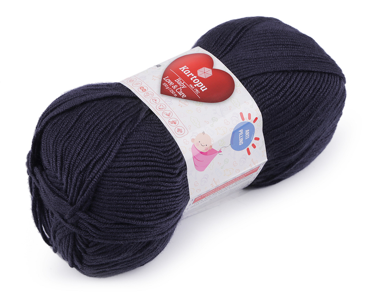 Fir de tricotat baby love a care 100 g - Gri foarte deschis (1 Bucată)