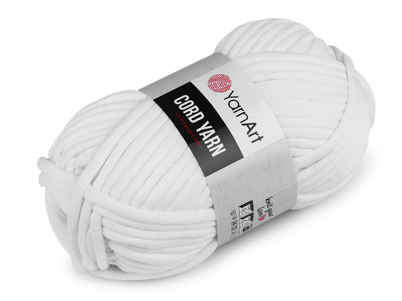 Fir de tricotat cord yarn, 250 g - Verde pastel (1 Bucată)