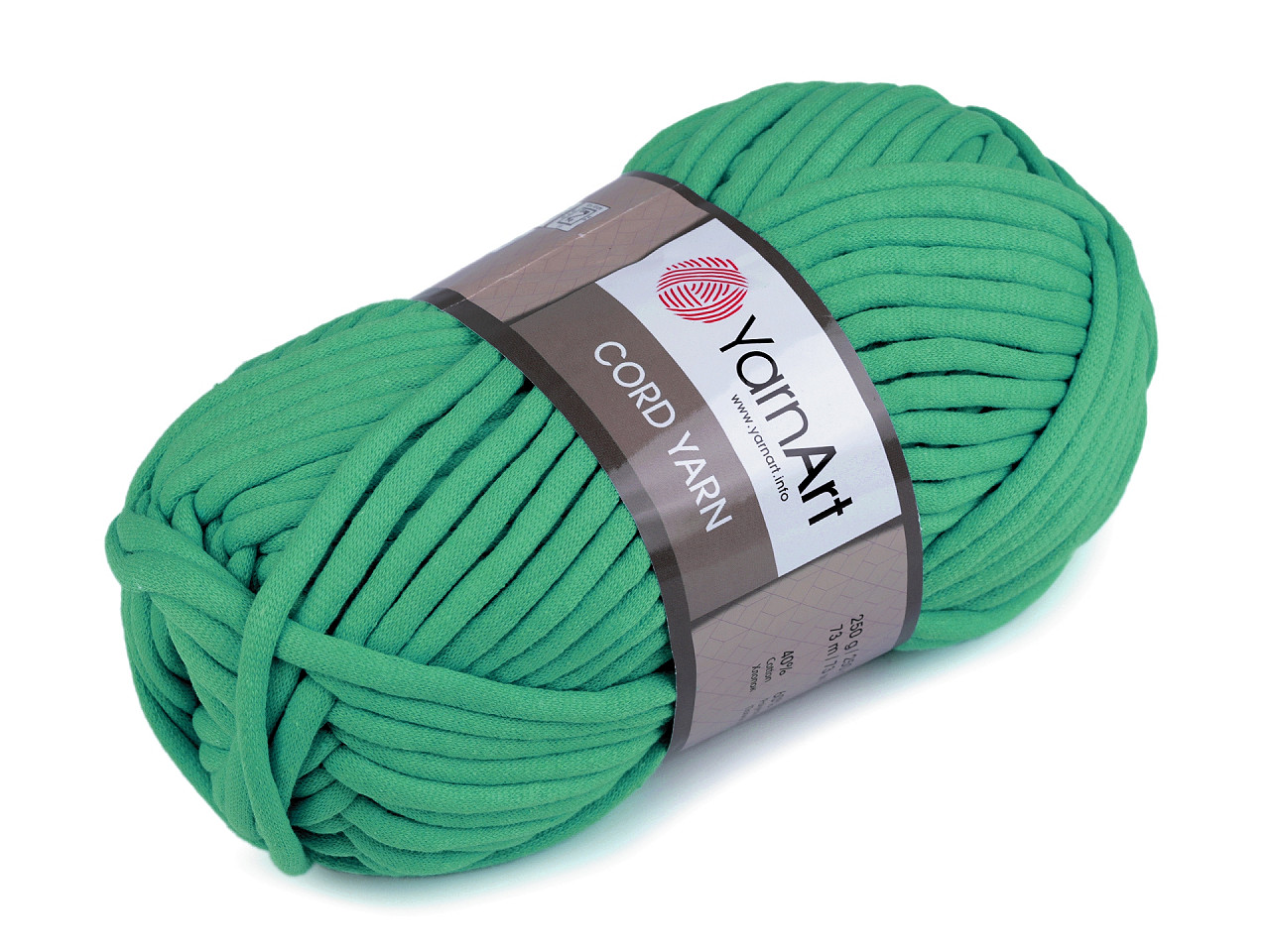 Fir de tricotat cord yarn, 250 g - Verde pastel (1 Bucată)