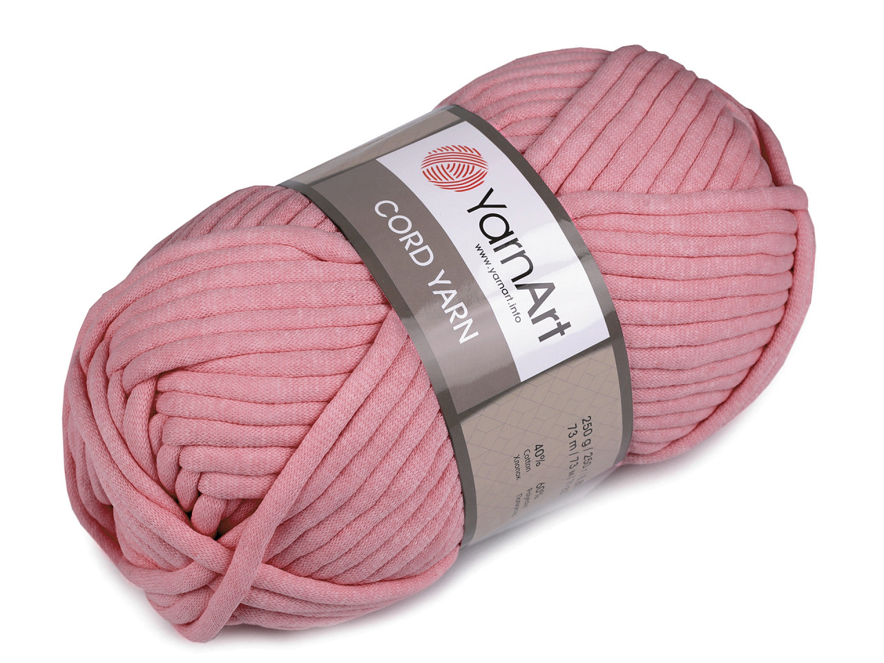 Fir de tricotat cord yarn, 250 g - Verde pastel (1 Bucată)