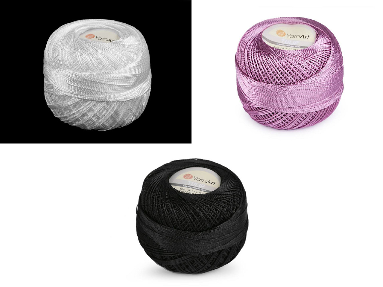 Fir de croșetat tulip, 50 g - Albastru deschis (6 Bucăți)