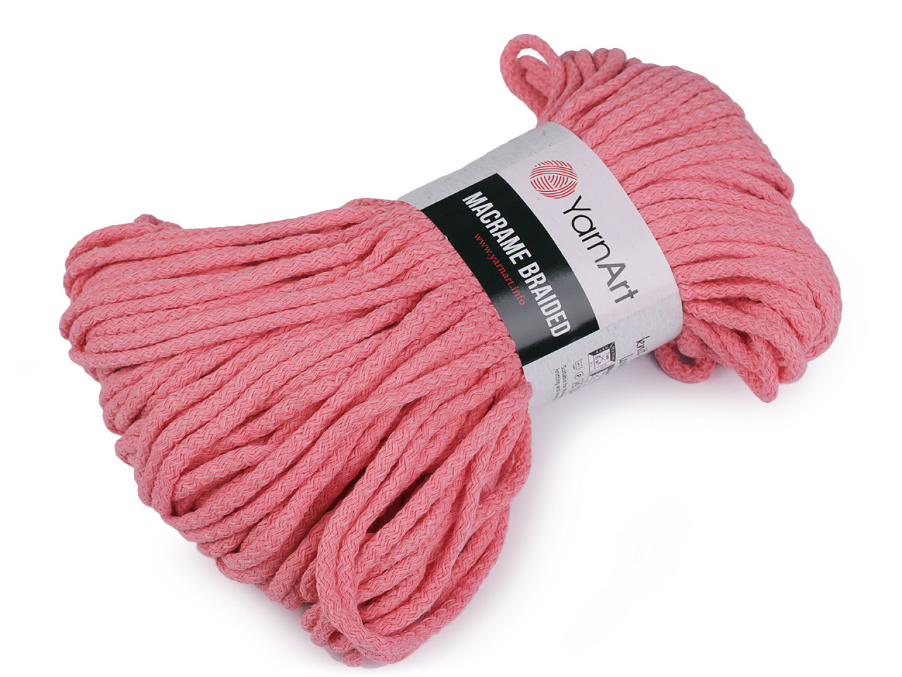 Fir de tricotat macrame braided 250 g - Ecru (1 Bucată)