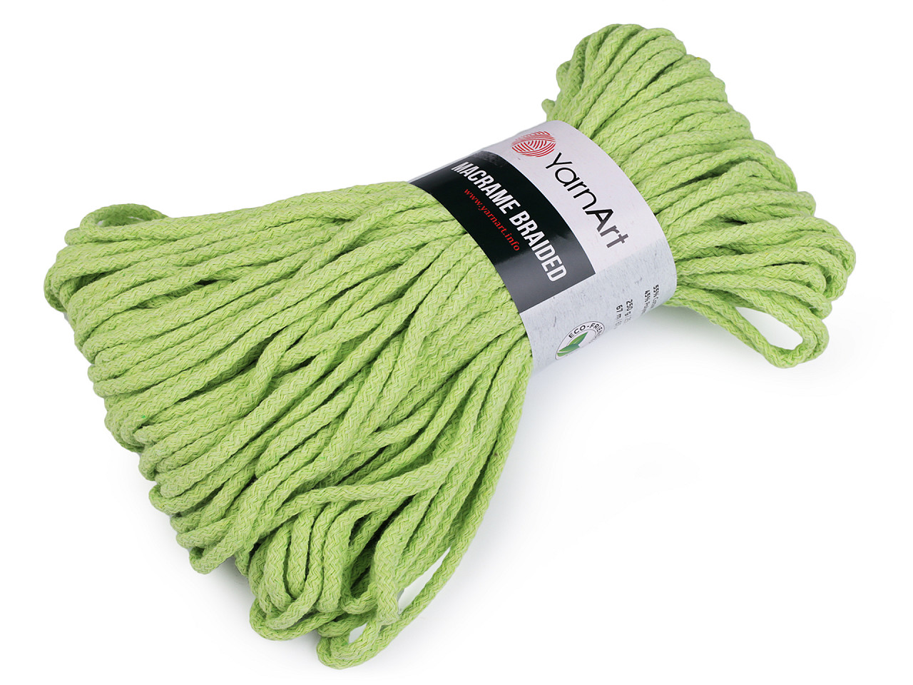 Fir de tricotat macrame braided 250 g - Ecru (1 Bucată)