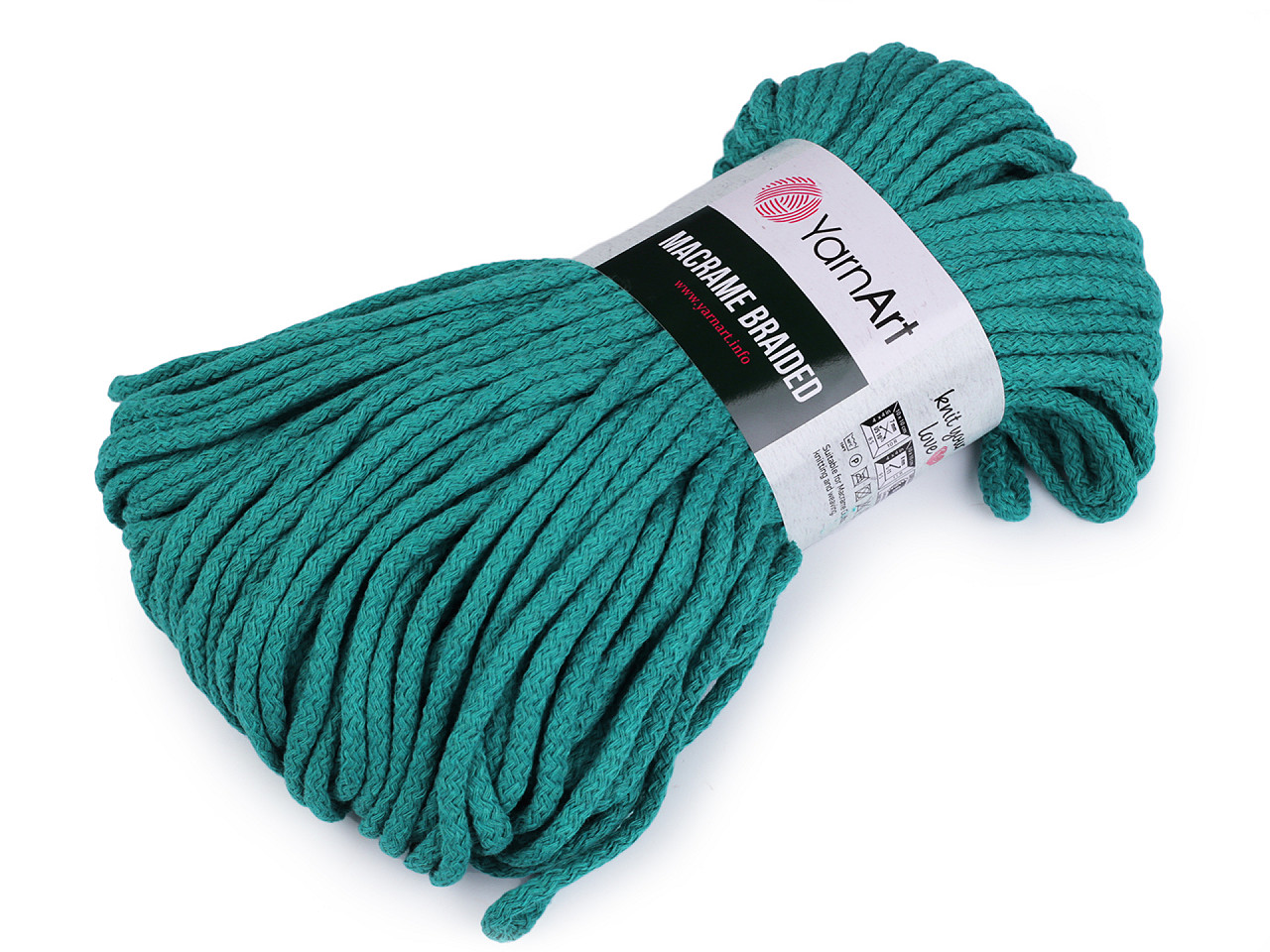 Fir de tricotat macrame braided 250 g - Ecru (1 Bucată)
