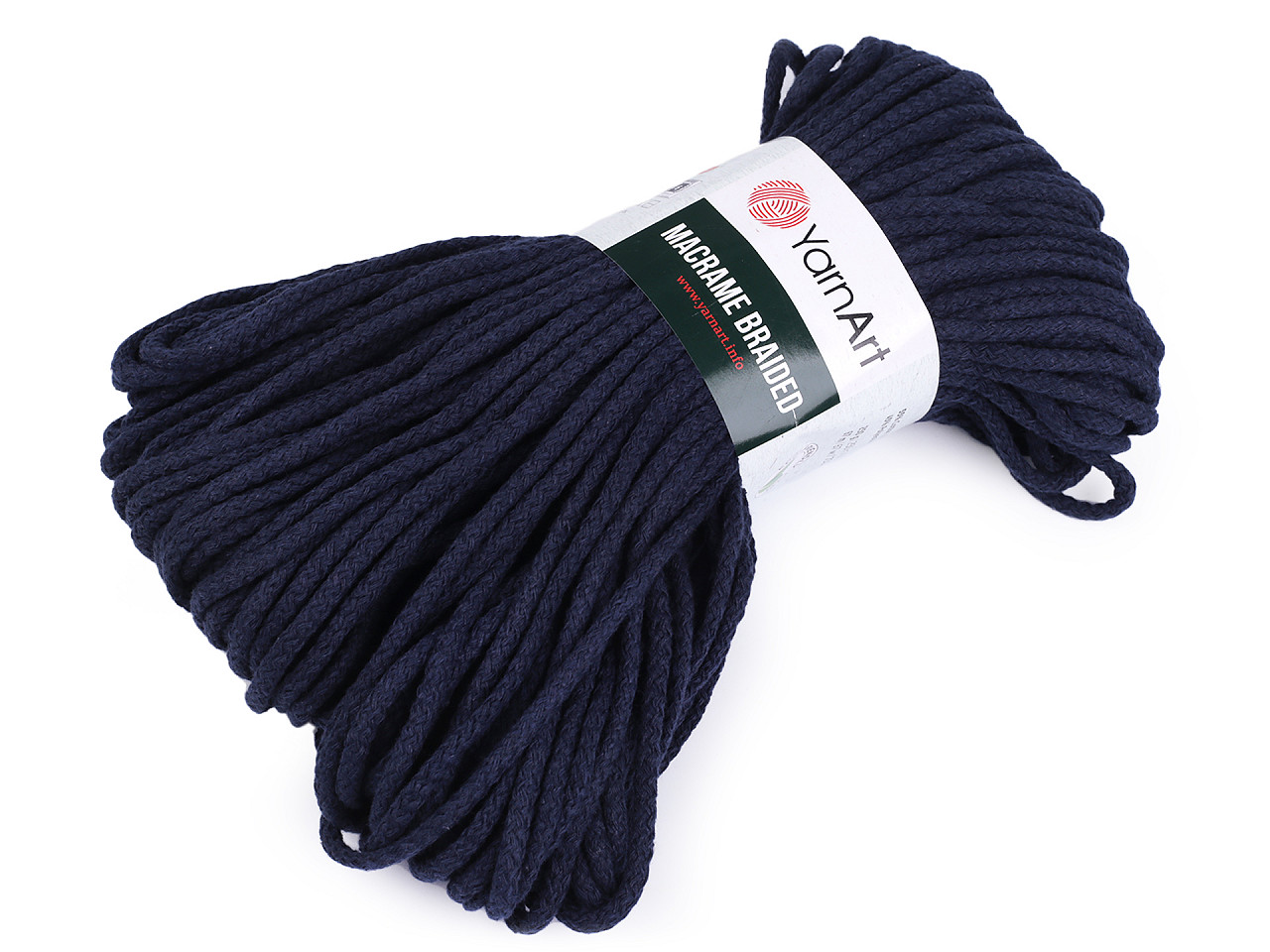 Fir de tricotat macrame braided 250 g - Ecru (1 Bucată)