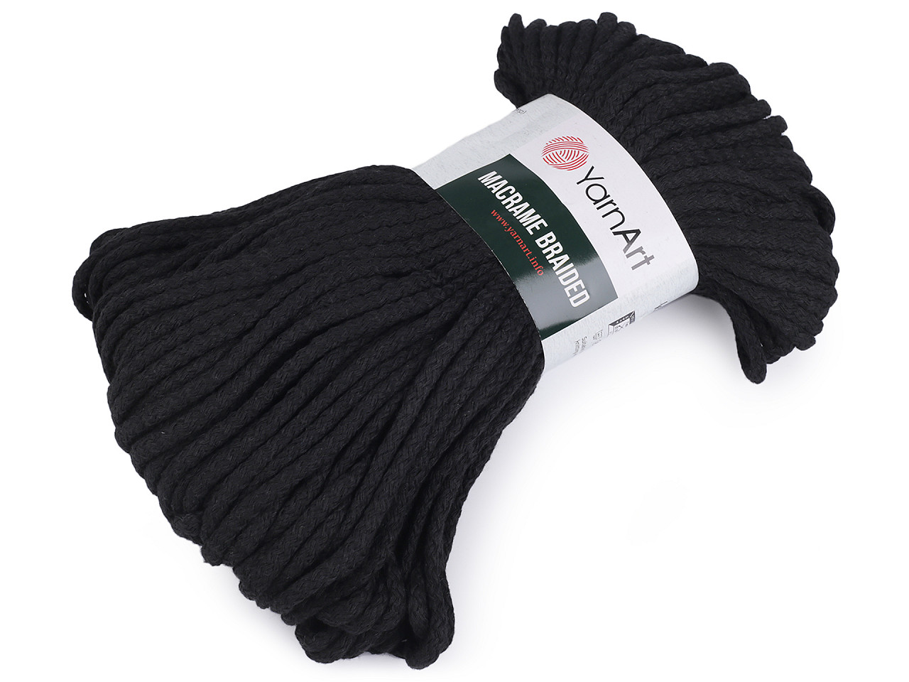 Fir de tricotat macrame braided 250 g - Ecru (1 Bucată)