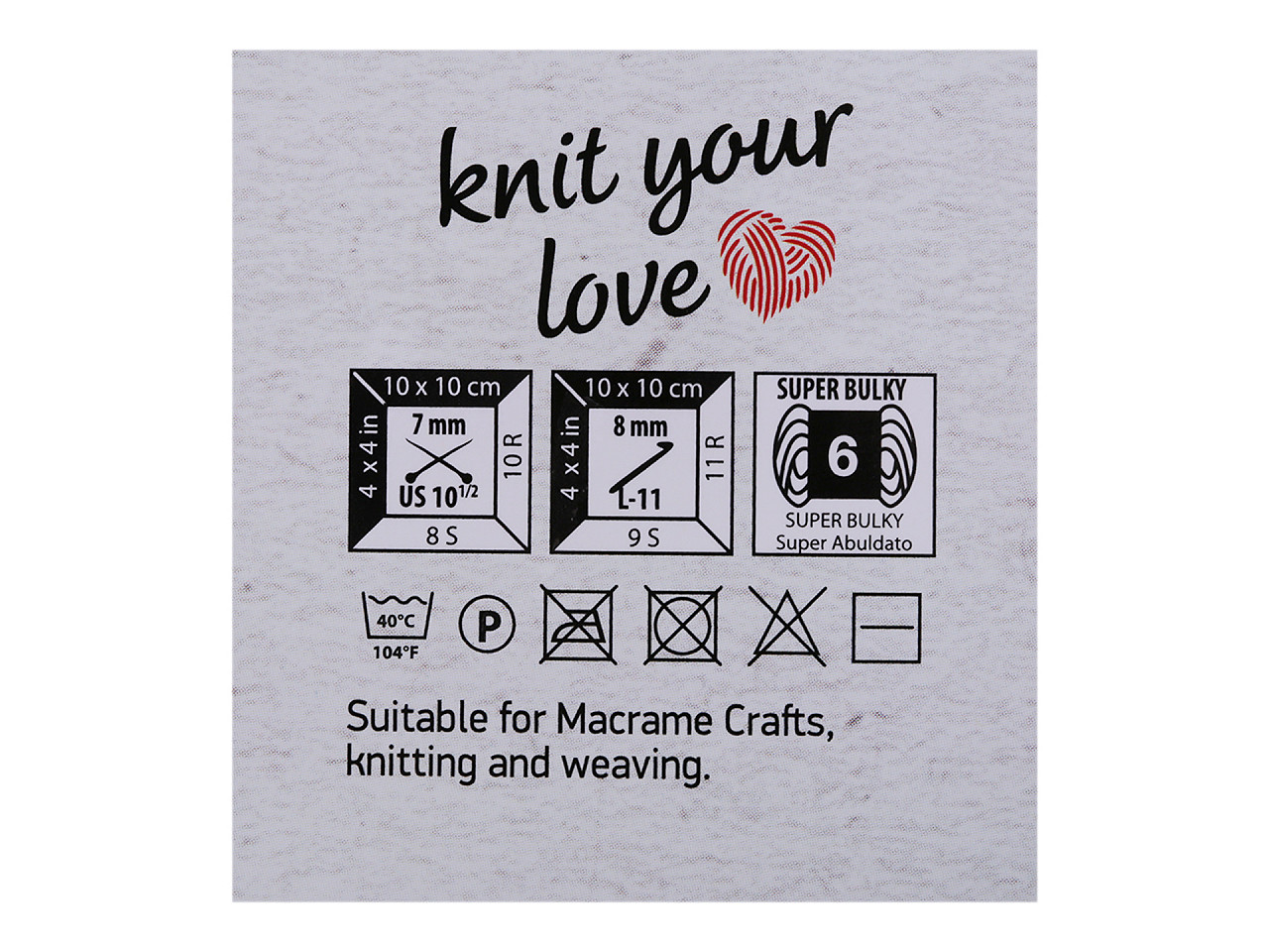 Fir de tricotat macrame braided 250 g - Ecru (1 Bucată)