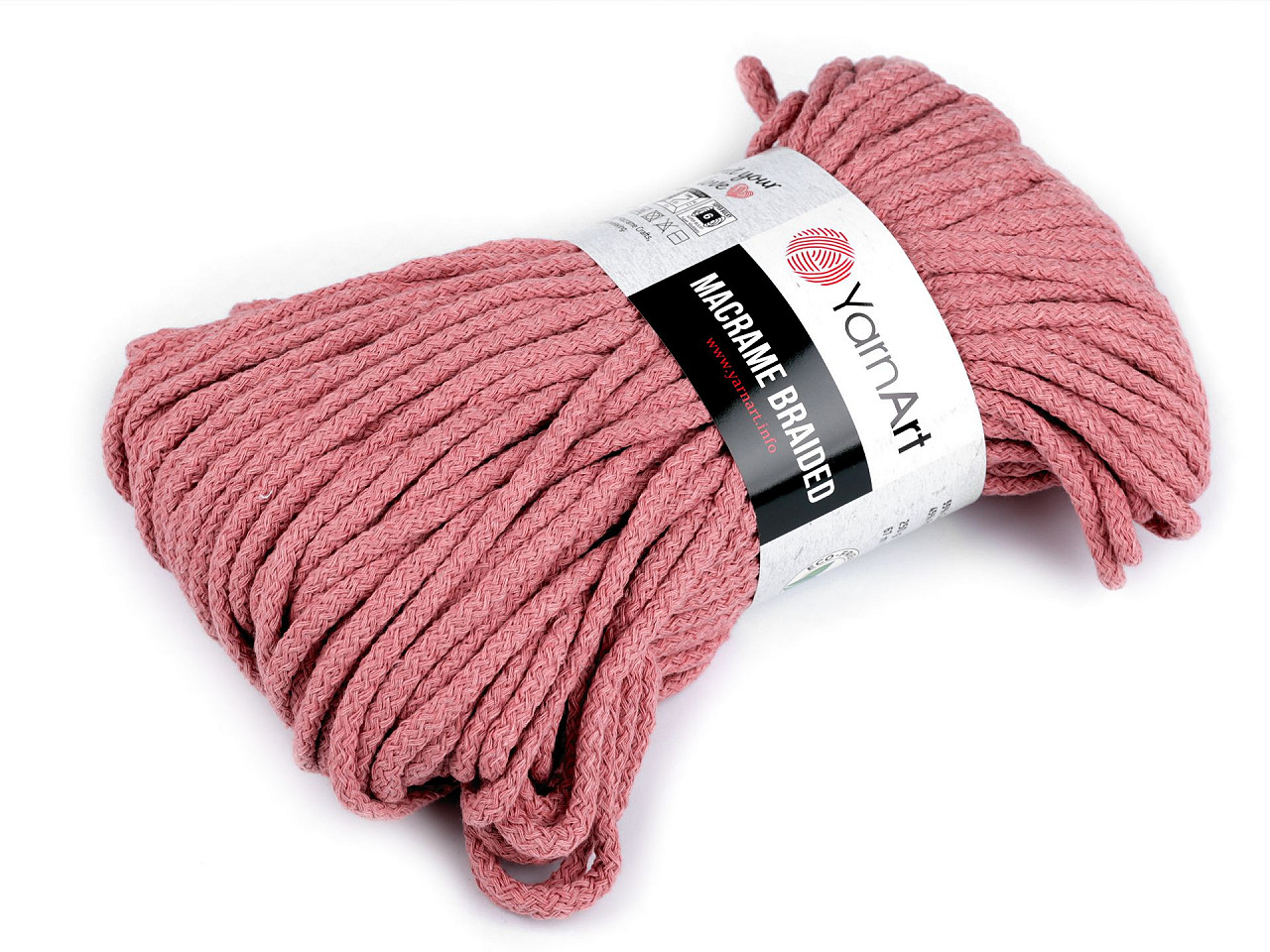 Fir de tricotat macrame braided 250 g - Ecru (1 Bucată)