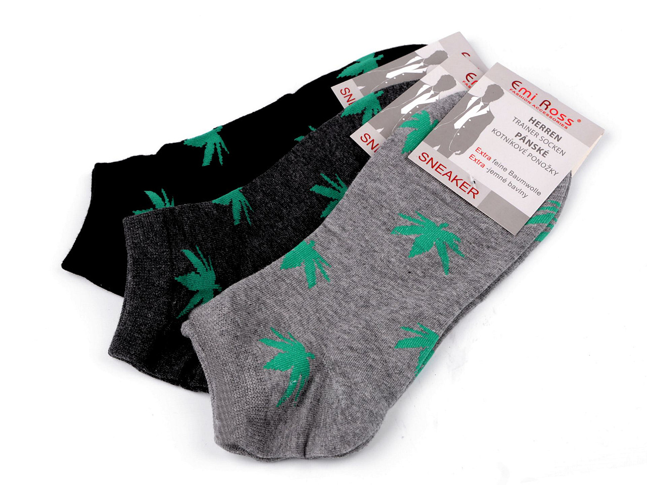 Șosete bumbac bărbați - Mix aleatoriu de culori (3 Perechi)