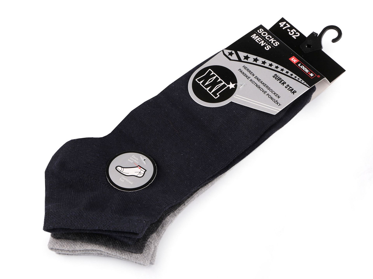 Șosete bumbac bărbați - Mix aleatoriu de culori (3 Perechi)