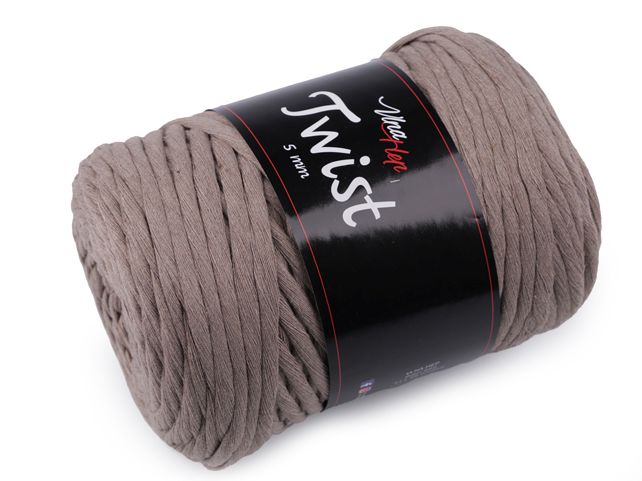 Fir de de tricotat din bumbac twist 500 g - Bej (1 Bucată) Fir de de tricotat din bumbac twist 500 g - Bej (1 Bucată)