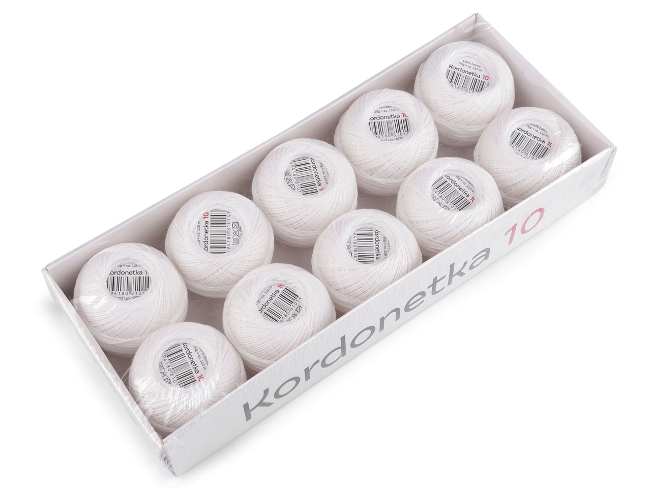 Fire kordonetka 20 g 20 g - Alb (10 Bucăți)