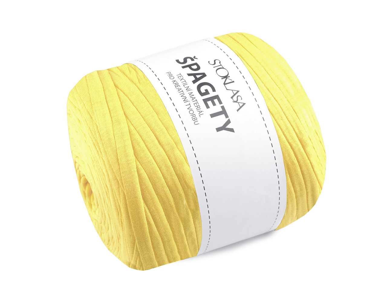 Bandă de tricotat spaghetti,  550 g - Gri închis (1 Bucată)