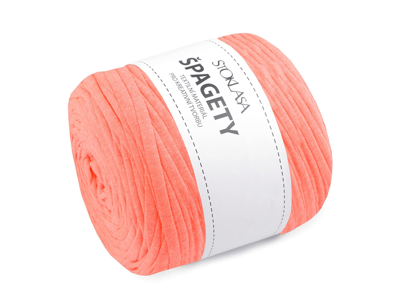 Bandă de tricotat spaghetti,  550 g - Gri închis (1 Bucată)