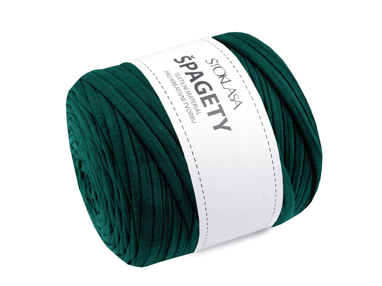 Bandă de tricotat spaghetti,  550 g - Gri închis (1 Bucată)