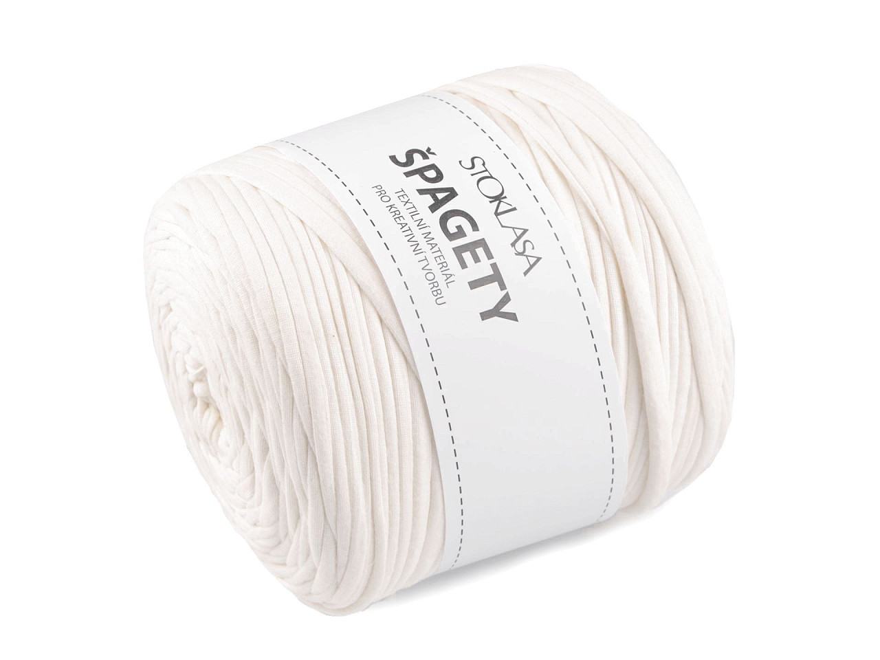 Bandă de tricotat spaghetti,  550 g - Gri închis (1 Bucată)