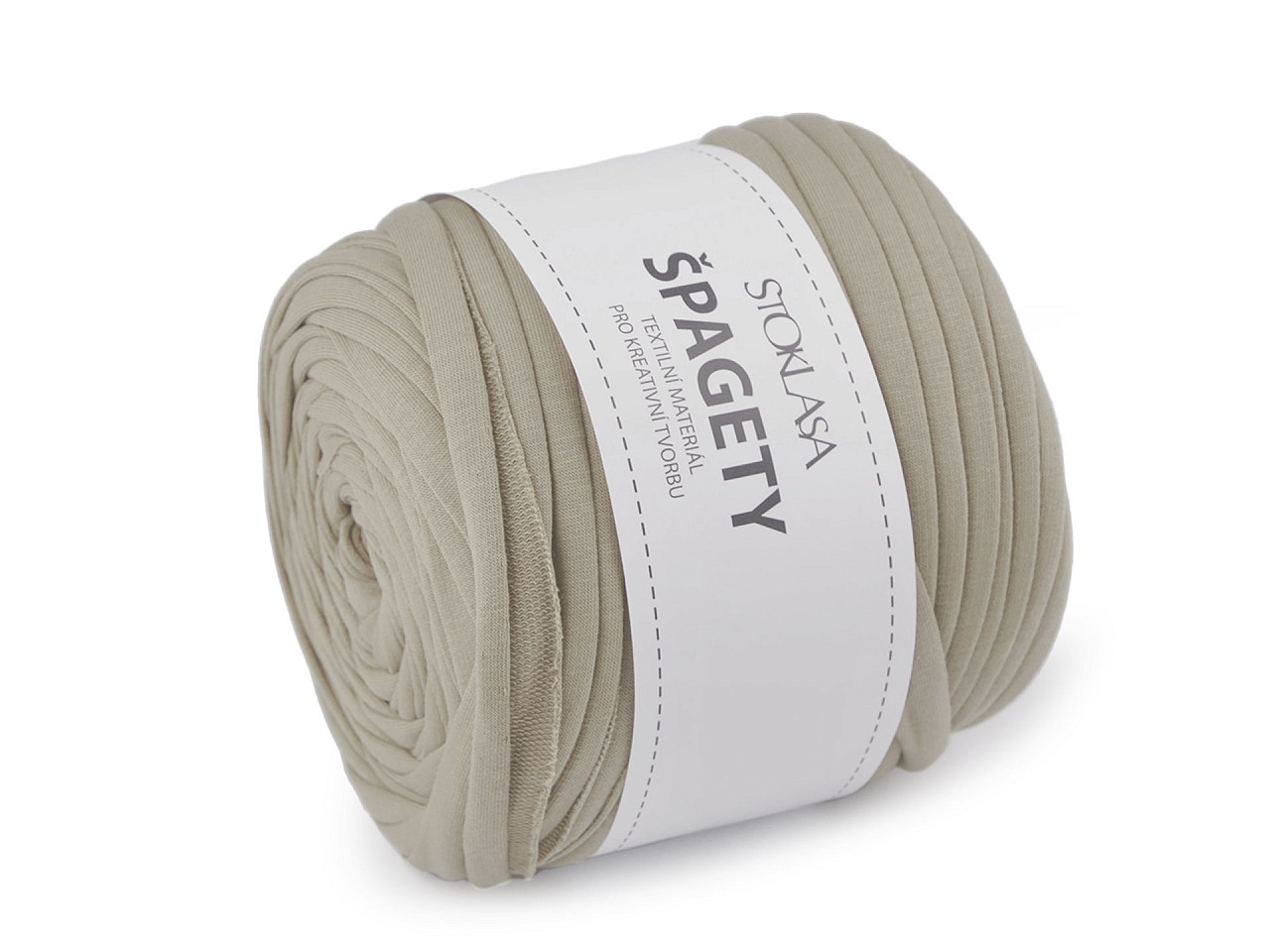 Bandă de tricotat spaghetti,  550 g - Gri închis (1 Bucată)