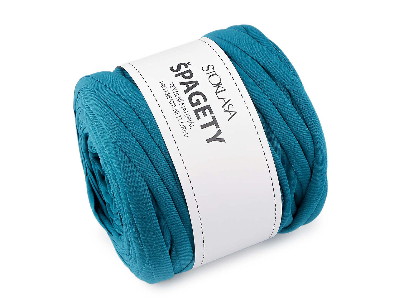 Bandă de tricotat spaghetti,  550 g - Gri închis (1 Bucată)