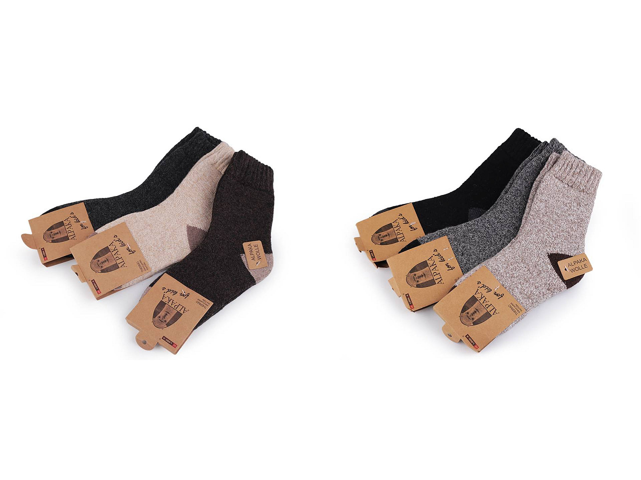 Șosete pentru femei thermo alpaka - Mix (3 Perechi)