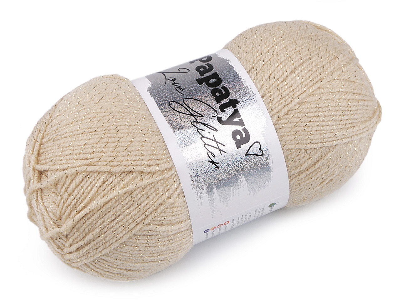 Fire de tricotat papatya love glitter 100 g - Galben muștar (5 Bucăți) Fire de tricotat papatya love glitter 100 g - Galben muștar (5 Bucăți)