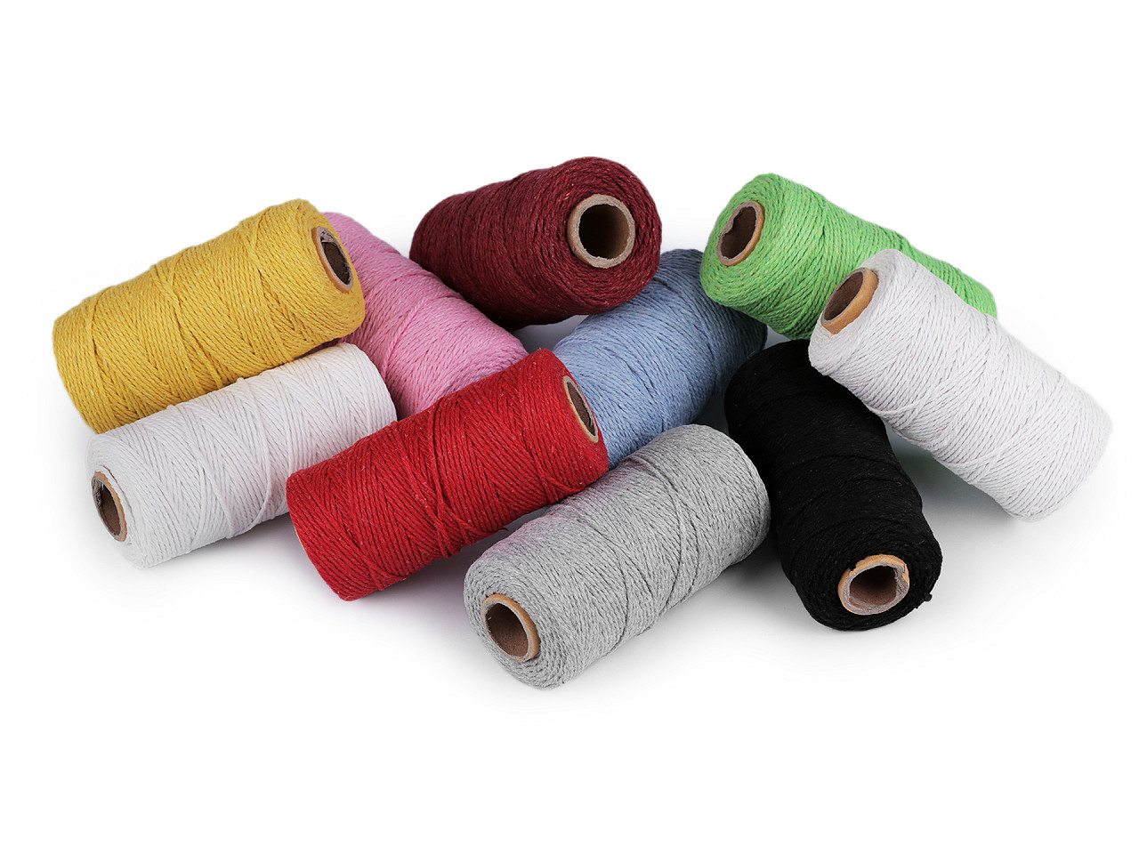 Fire bumbac pentru croșetat - Roșu (1 Bucată)