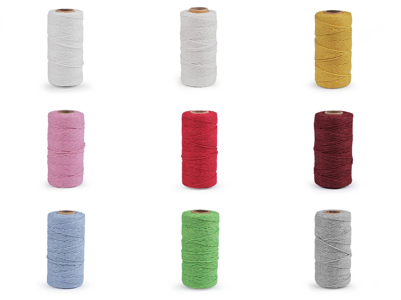 Fire bumbac pentru croșetat - Roșu (1 Bucată)