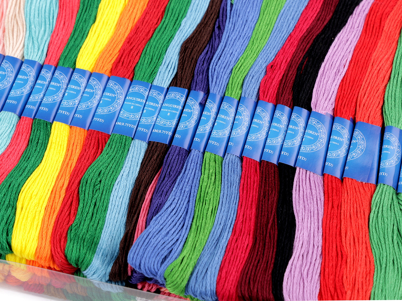 Set fire de broderie tip mouline 100 buc/8 m - Mix (100 Bucăți)