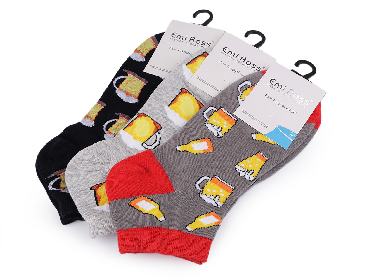 Șosete bărbați din bumbac - Albastru denim (1 Pereche)