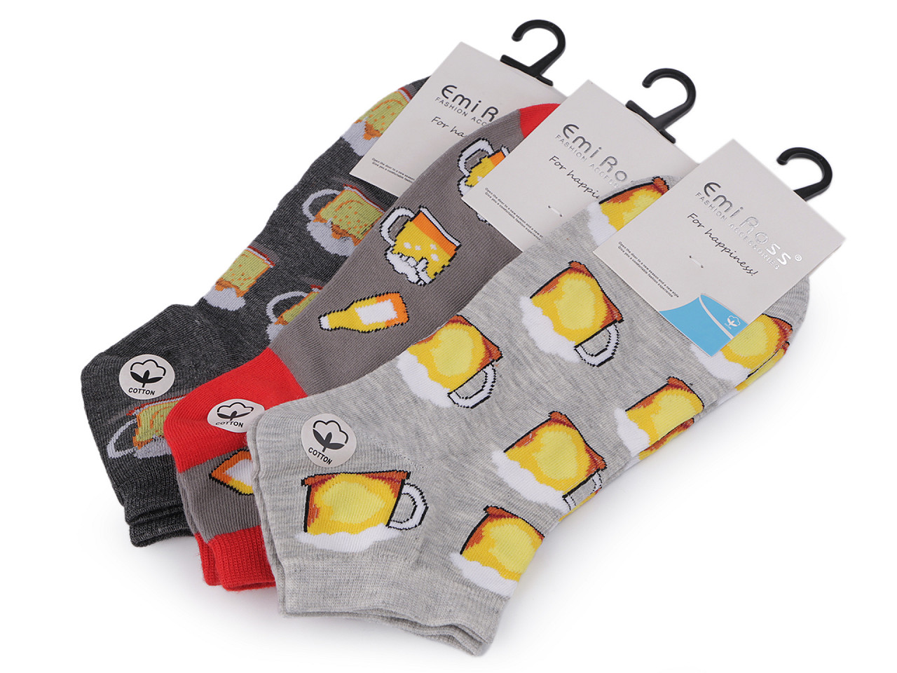 Șosete bărbați din bumbac - Albastru denim (1 Pereche)