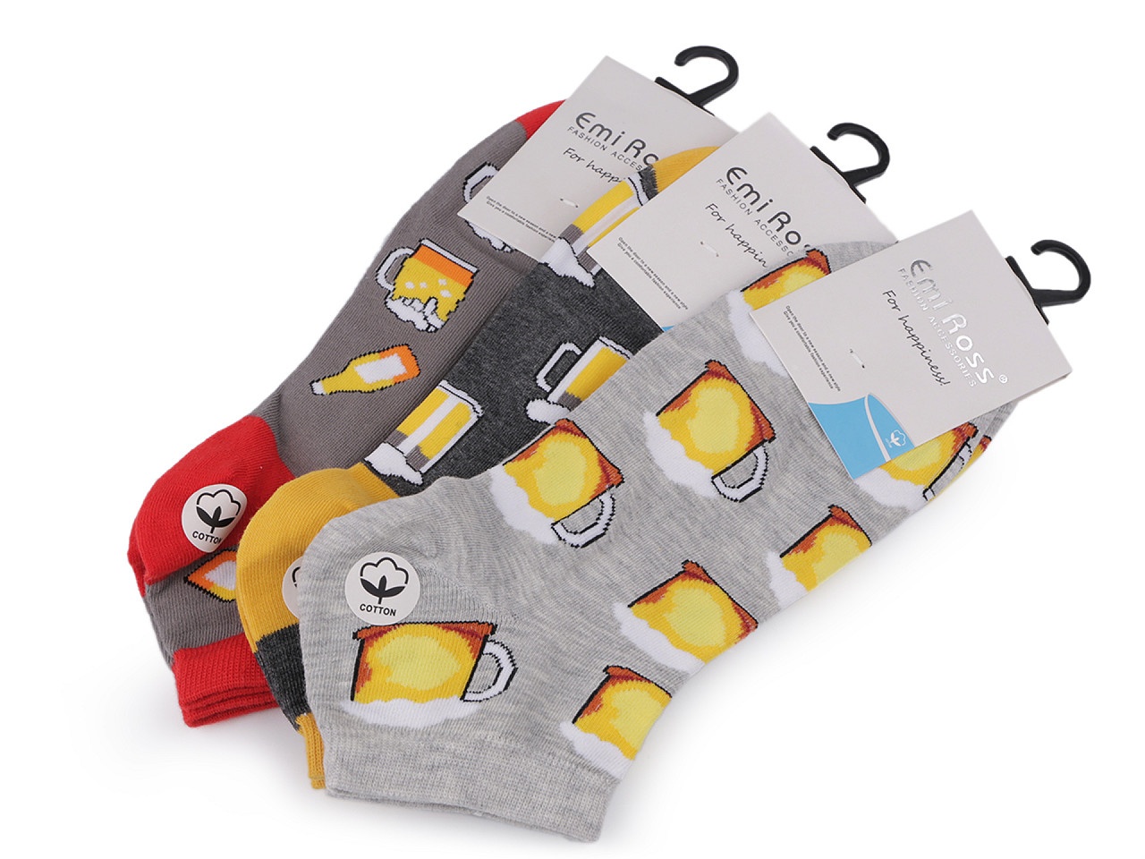 Șosete bărbați din bumbac - Albastru denim (1 Pereche)