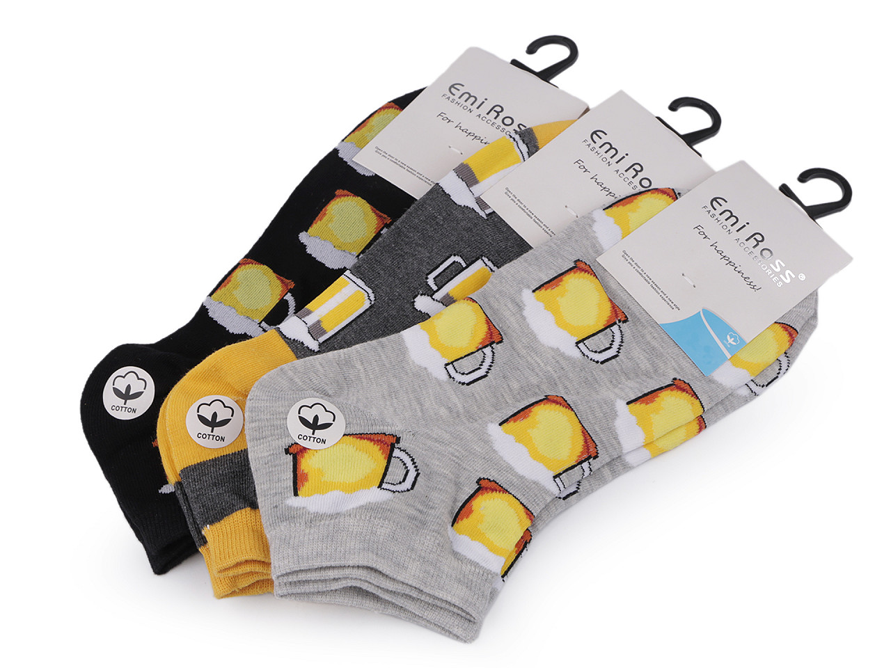 Șosete bărbați din bumbac - Albastru denim (1 Pereche)