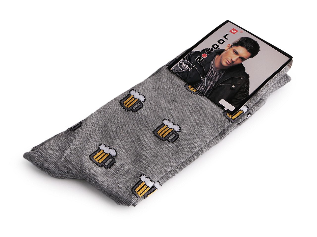 Șosete bărbați din bumbac - Albastru denim (1 Pereche)