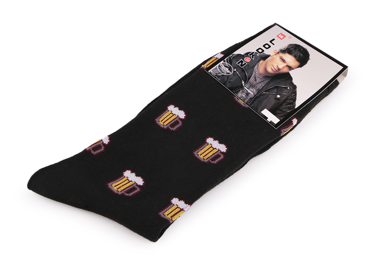 Șosete bărbați din bumbac - Albastru denim (1 Pereche)