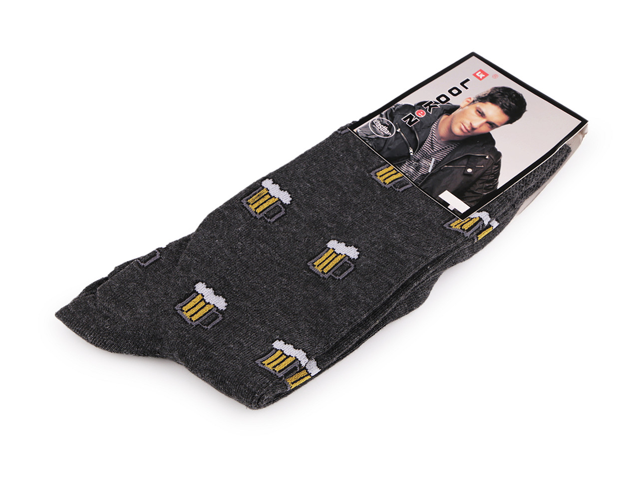 Șosete bărbați din bumbac - Albastru denim (1 Pereche)