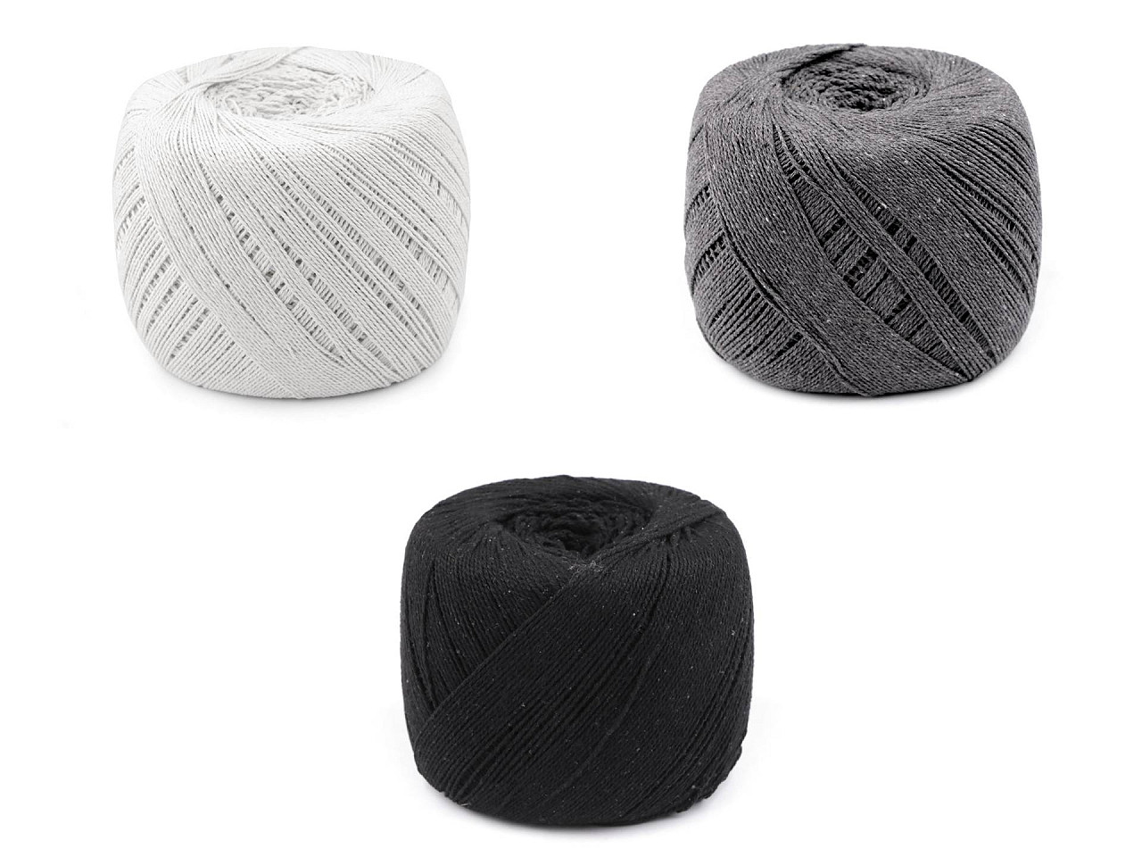 Fire din bumbac macrame ø1,5-2 mm - Alb natural (1 Bucată)