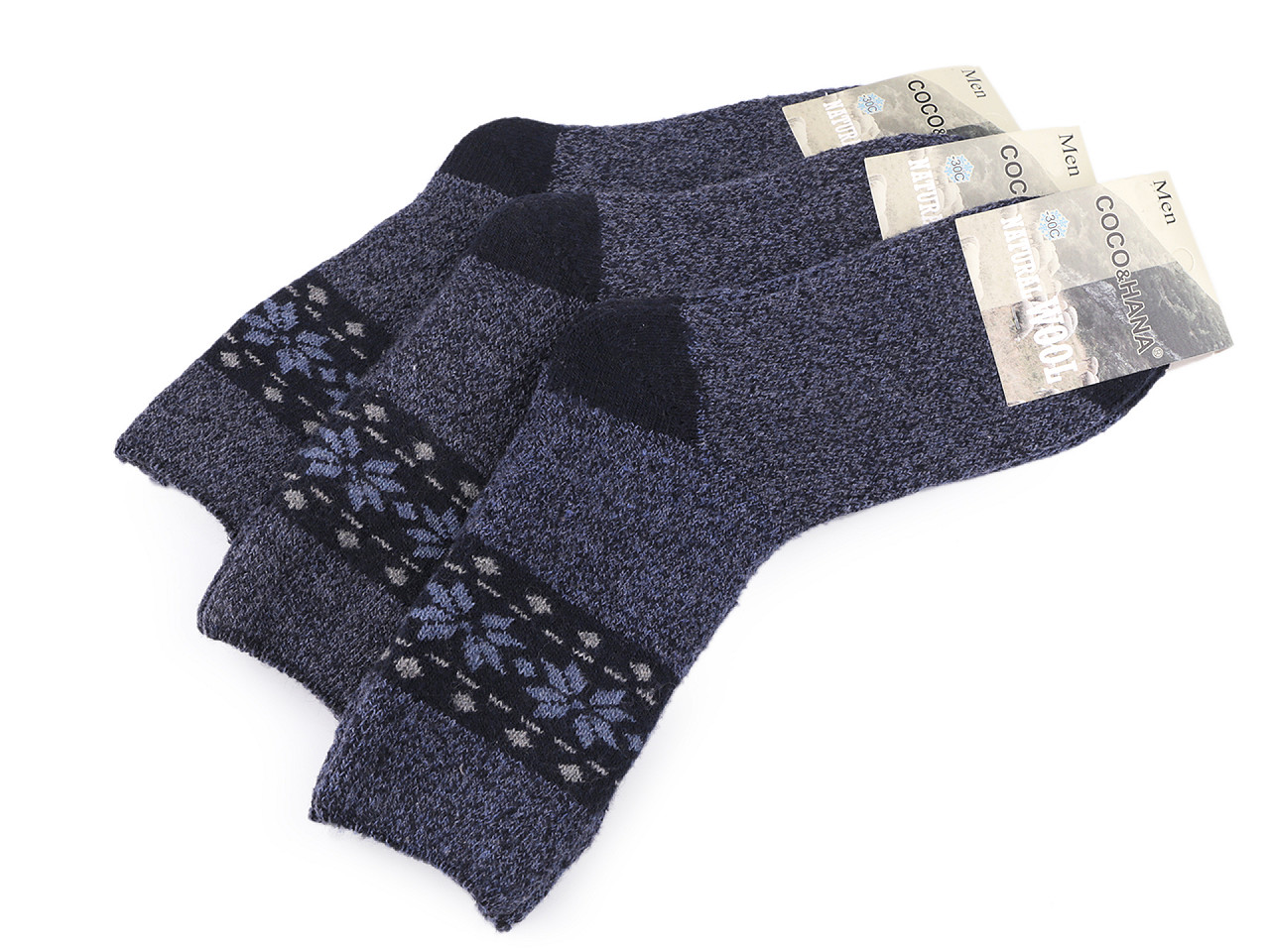 Șosete înalte termo - Mix nr. 2 (3 Perechi)