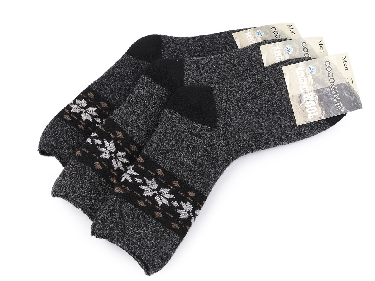 Șosete înalte termo - Mix nr. 2 (3 Perechi)